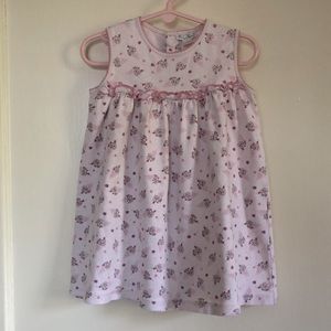 EUC Kissy Kissy Cherry on Top Pink Ice Cream Print Sleeveless Dress - Size 4
